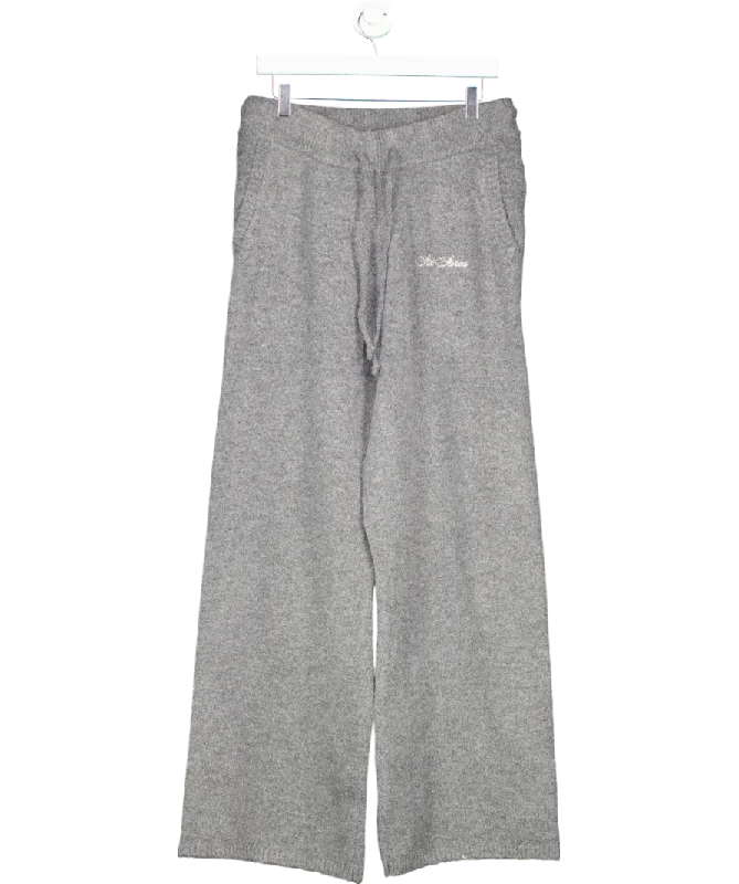 Six Stories Limited Edition Relaxed Wide Leg Trousers - Grey UK M