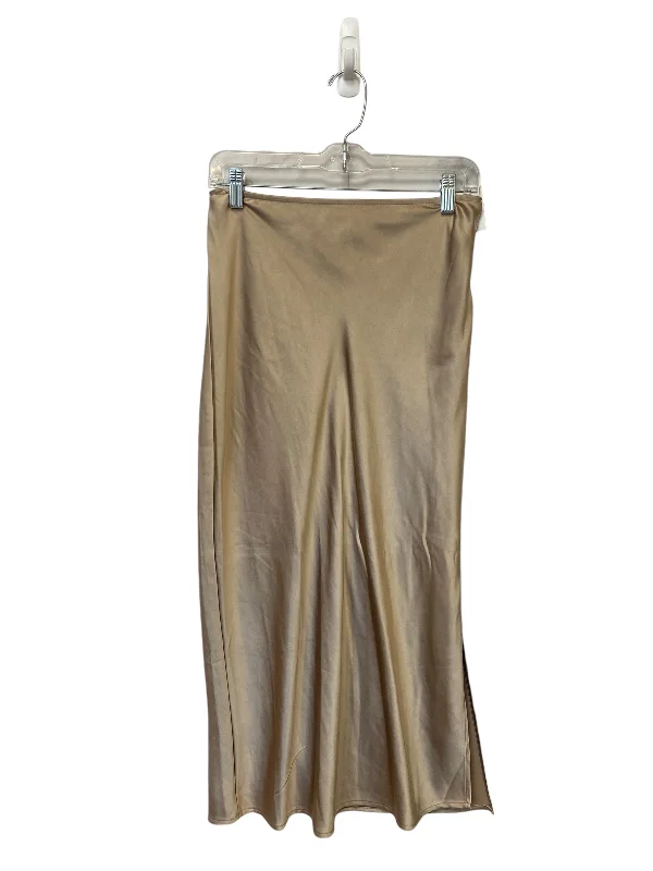 Skirt Maxi By Old Navy In Gold, Size: M