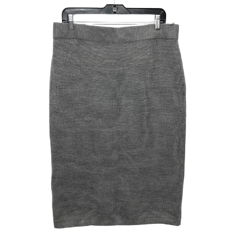 Skirt Mini & Short By New York And Co In Grey, Size: Xl