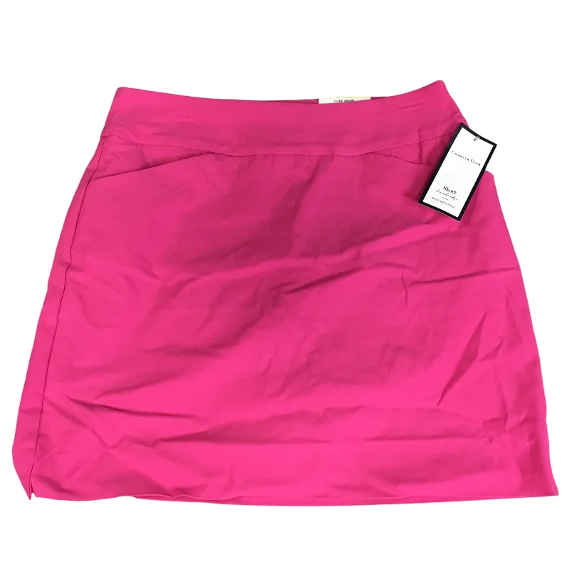 Skort By Charter Club In Pink, Size: M