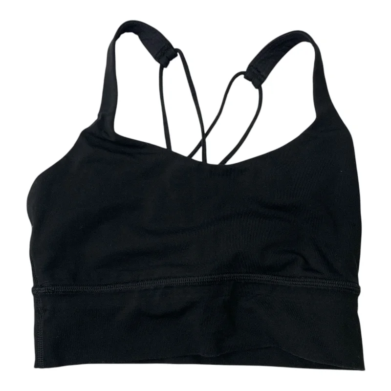 Athletic Bra By Lululemon In Black, Size: S