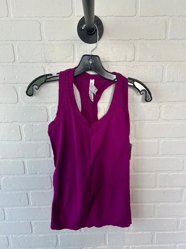 Athletic Tank Top By Athleta In Purple, Size: Xxs