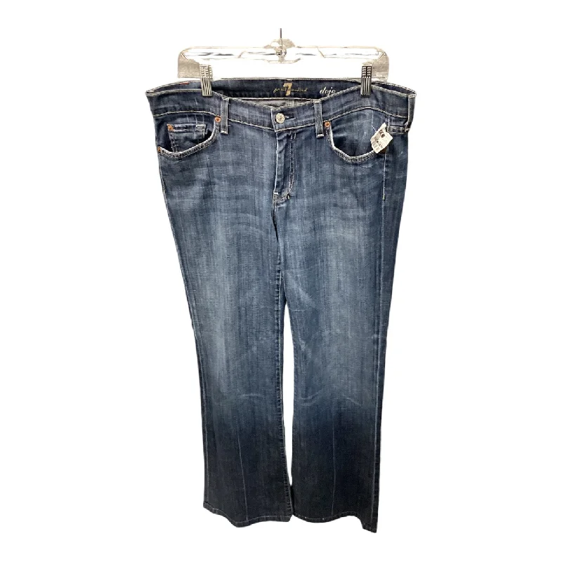 Jeans Boot Cut By 7 For All Mankind In Denim, Size: 14