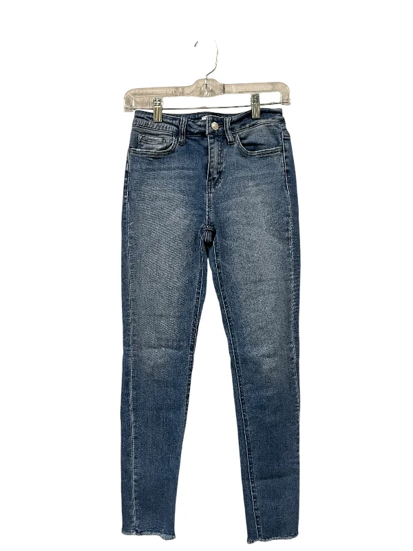 Jeans Skinny By Vervet In Blue Denim, Size: 0