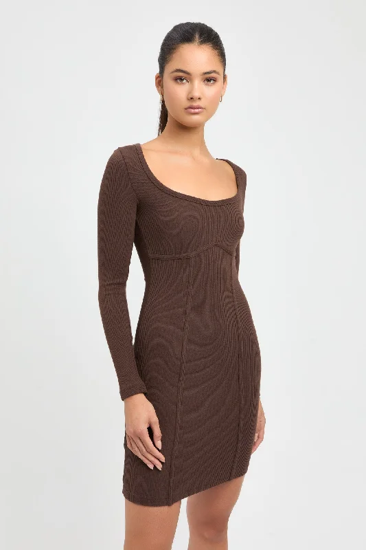 Nalla Bind Long Sleeve Dress