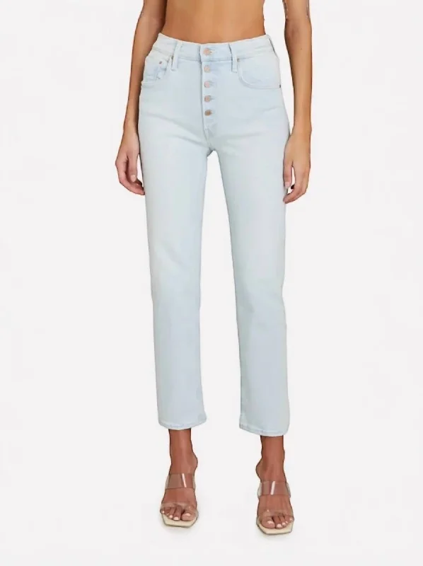 Pixie Tomcat Ankle Jeans In Pina Coloda