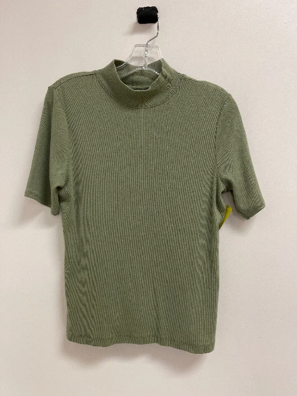 Top Short Sleeve By Joie In Green, Size: L