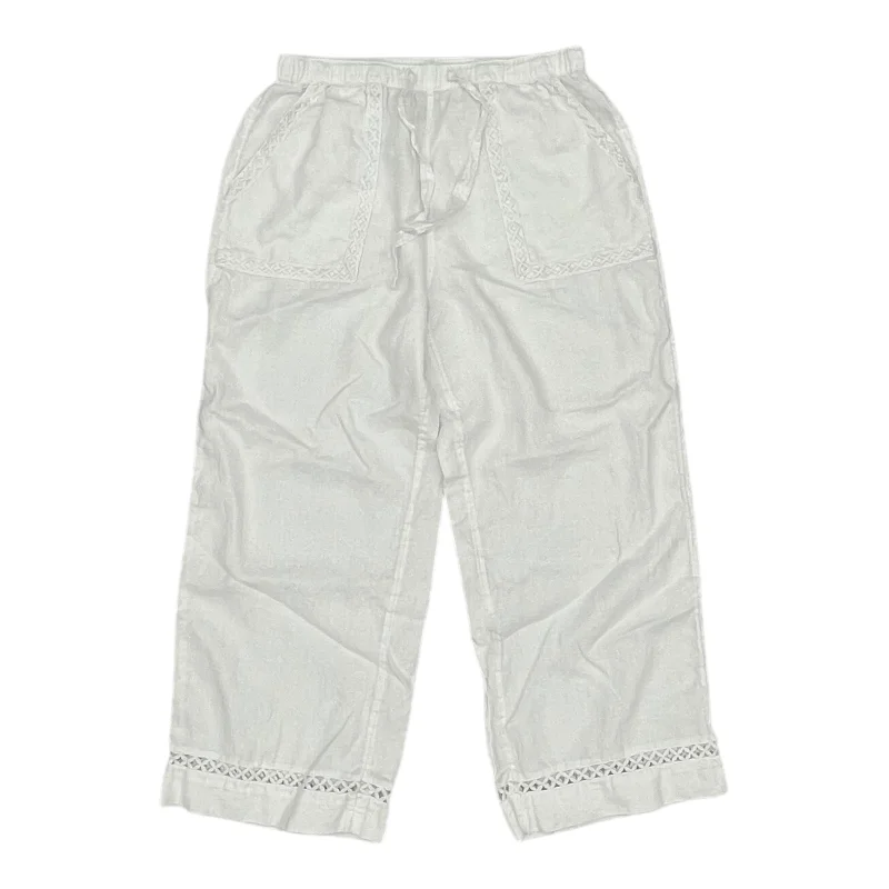 Pants Linen By Joie In White, Size:M