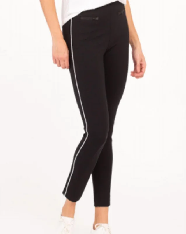 The Perfect Pant, Ankle Piped Skinny in Black