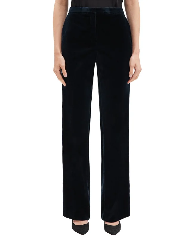 Theory Demitria 4 Plush High-Waist Pant