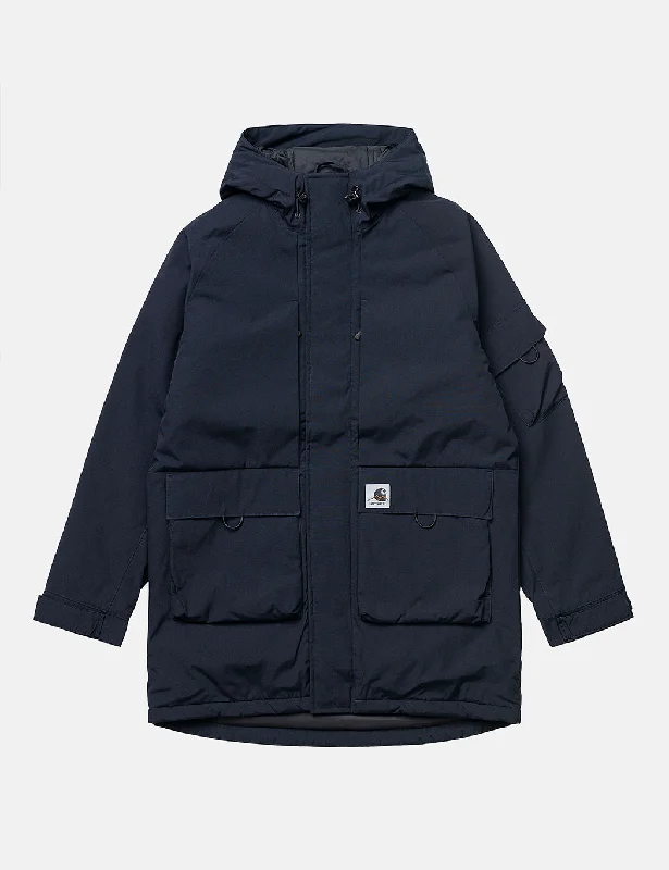 Carhartt-WIP Bode Parka - Dark Navy Blue