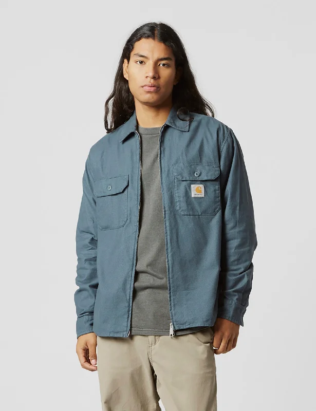 Carhartt-WIP Milford Zip Shirt Jacket (Loose) - Ore Blue