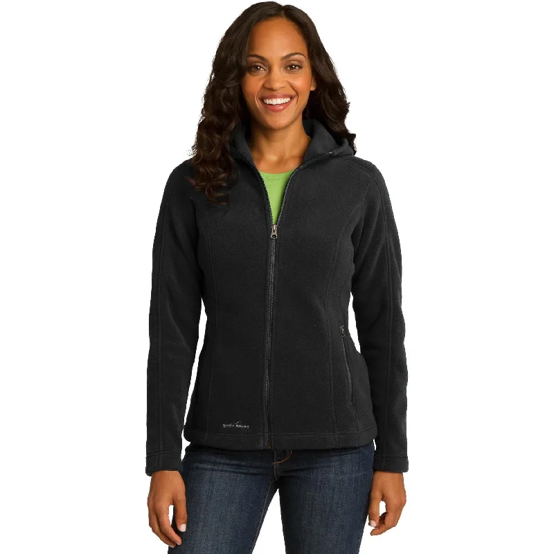 CLOSEOUT - Eddie Bauer Ladies Hooded Full-Zip Fleece Jacket