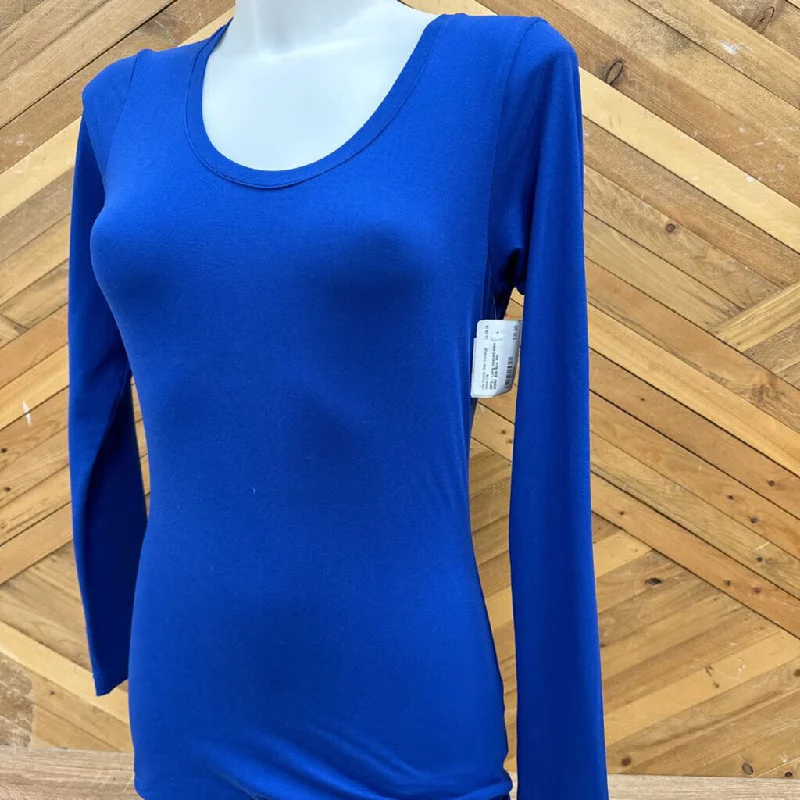 MPG - Long sleeved shirt - MSRP $54: Blue-women-SM