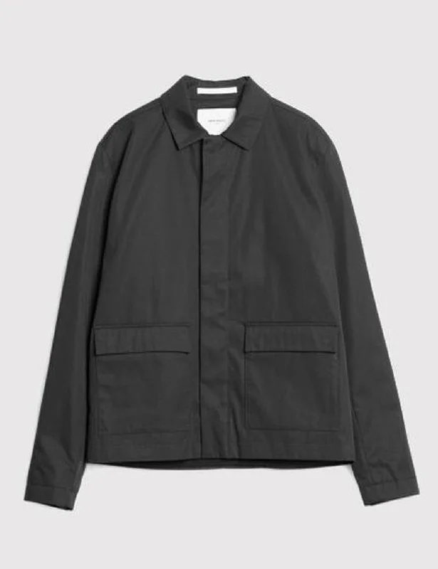 Norse Projects Tyge Gabardine Flight Jacket - Black