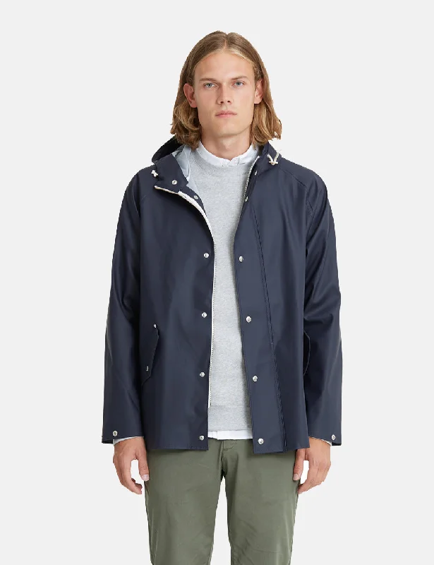 Norse Projects x Elka Anker Rain Jacket - Dark Navy