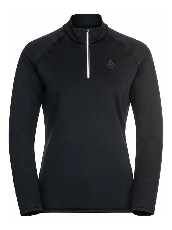 Besso Long Sleeve Half Zip Mid Layer - Black