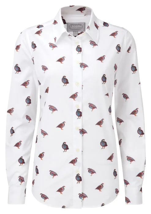 Norfolk Shirt - French Partridge Print