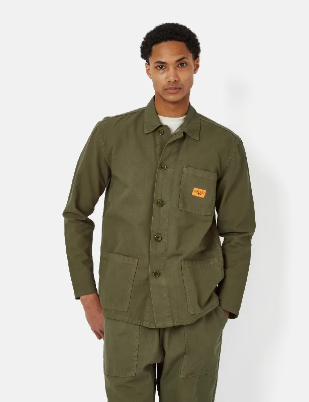 Service Works Canvas Coverall Jacket - Olive