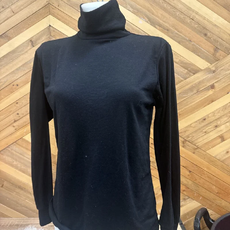 Stanfields - Women's Turtleneck Baselayer Top - MSRP $45: black-women-MD