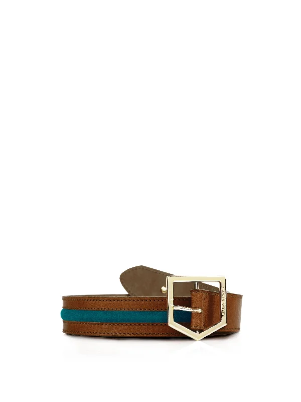 Hampton Belt - Tan & Ocean (Store Exclusive)