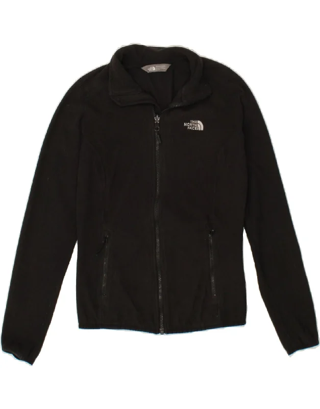 THE NORTH FACE Womens Fleece Jacket UK 6 XS Black Polyester