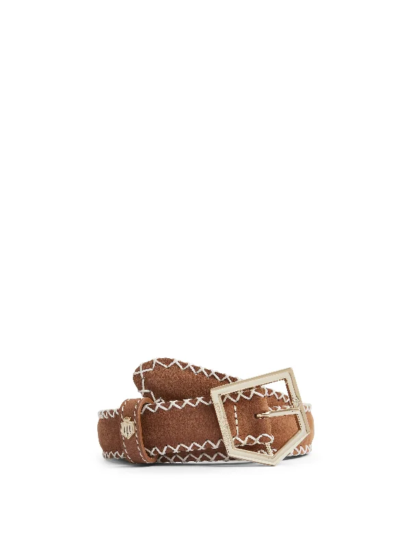 Portofino Belt - Tan Nubuck