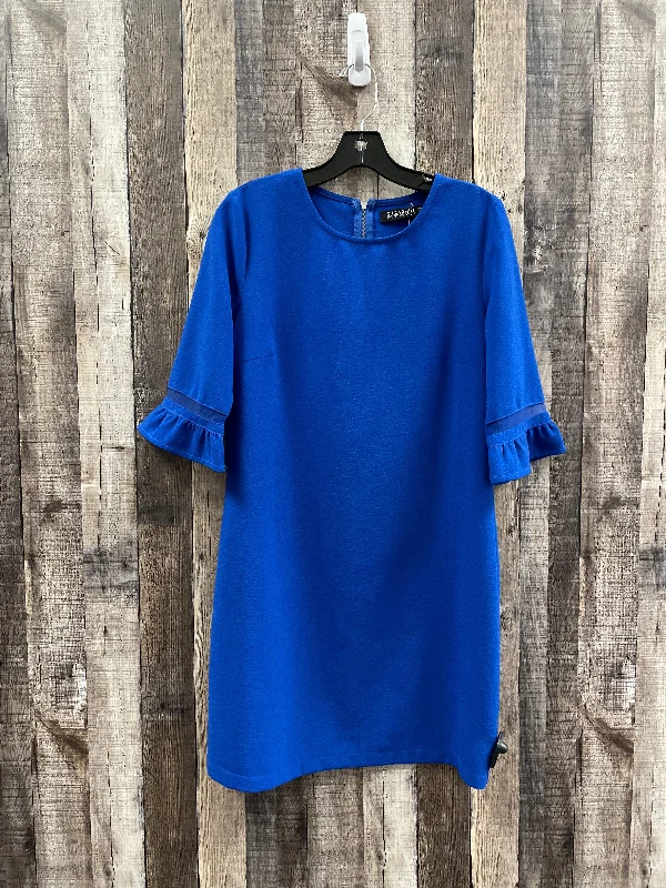 Blue Dress Casual Midi Cme, Size S