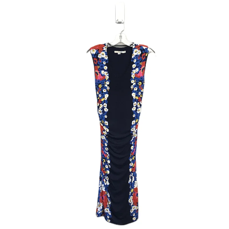 Floral Print Dress Casual Midi By Boden, Size: S