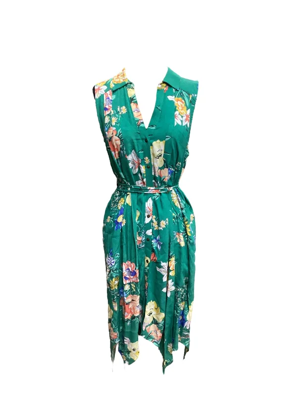 Floral Print Dress Casual Midi Maeve, Size 6