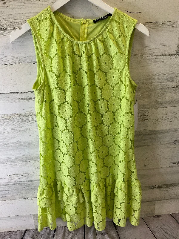 Green Dress Casual Midi Maggy London, Size S