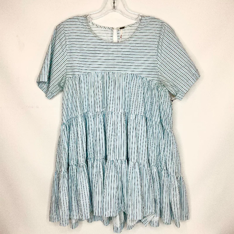 Striped Pattern Dress Casual Midi Free People, Size M