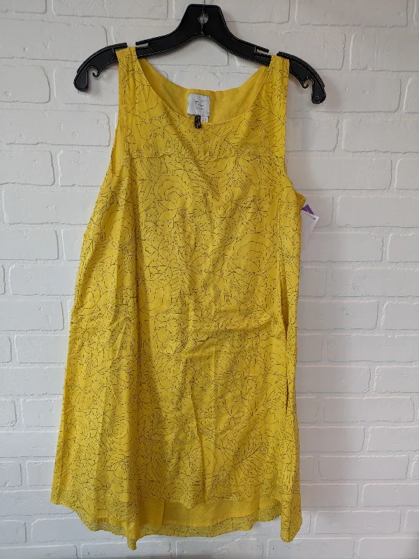 Yellow Dress Casual Midi Hd In Paris, Size S