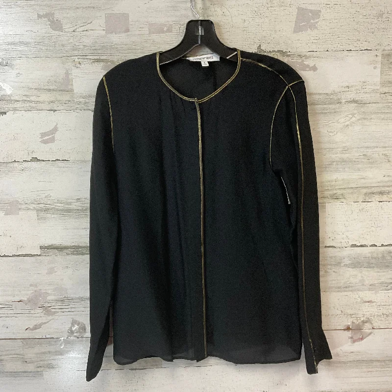 Blouse Long Sleeve By Elizabeth And James In Black, Size: S