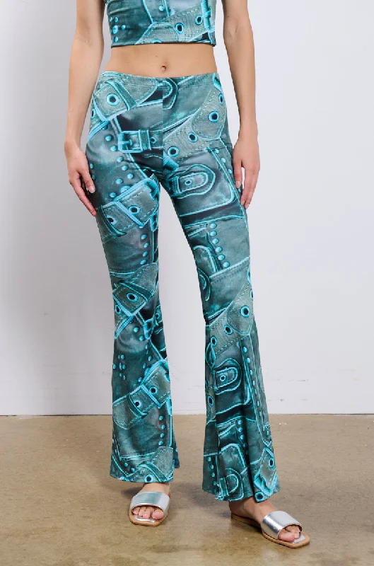 BUCKLE UP FLARE PANT