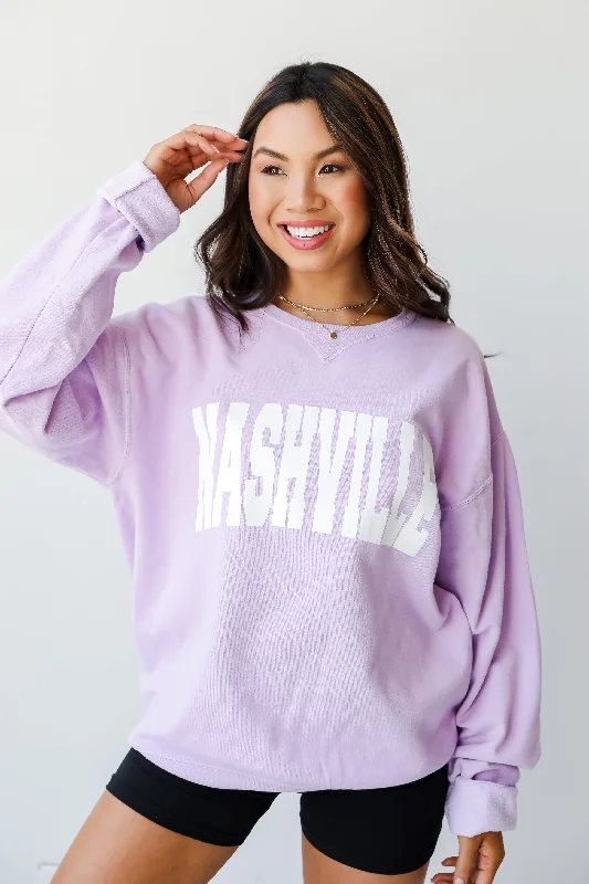 Lavender Nashville Sweatshirt