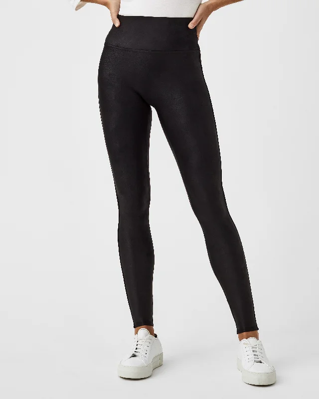 SPANXshape™ Faux Leather Fleece Lined Leggings