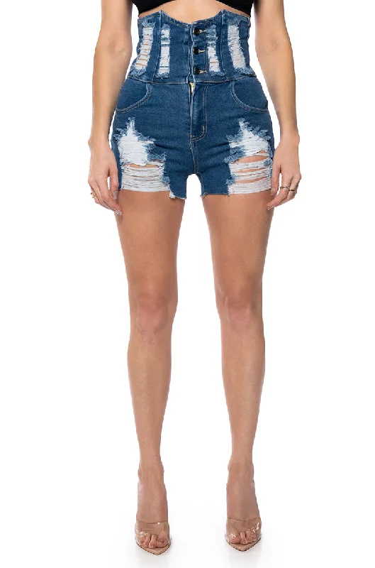 TIFFANY UNDER BUST DENIM SHORT